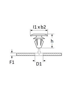 Agrafe de joint, ø5.2 mm, 30pcs - Restagraf