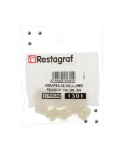 Agrafe de Moulure, Ceinture de Caisse, 8,5 mm, 10 pcs - Restagraf