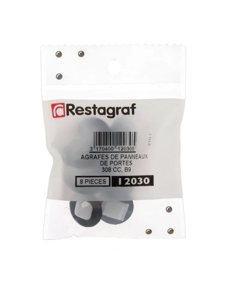 Agrafe de Moulure, Ceinture de Caisse, 8,5 mm, 8 pcs - Restagraf