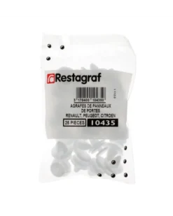 Agrafe panneau de porte, ø8.2 mm, 25pcs - Restagraf