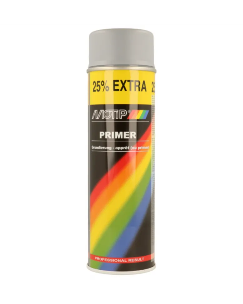 Apprêt carrosserie, Primer jaune, beige, 500ml - Motip