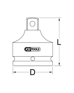 Augmentateur à chocs, de 1/2” à 3/8” - Kstools