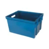 Bac de rangement plastique, 20L, bleu - SODISE