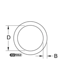 Bague pour douille à choc, 1”, de 22 à 70 mm - KS TOOLS