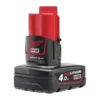 Batterie M12 Milwaukee, 12V, 4.0 Ah, Red Lithium