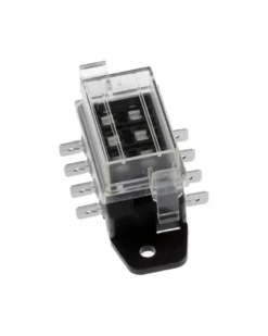 Boitier porte fusible, 4 positions, fusibles plats - Restagraf
