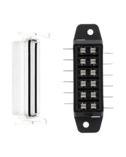 Boitier porte fusible, 6 positions, fusibles plats - Restagraf
