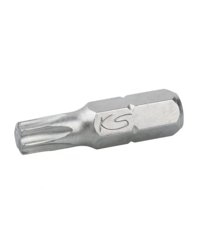 Boîte de 5 embouts de vissage TORX®, L.25 mm, 1/4'', T30 - KS TOOLS