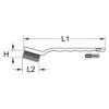 Brosse laiton, pour bougie, (201.2316), 170 mm - KSTOOLS