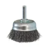 Brosse métallique, fil acier ondulé 50mm, tige 6mm – Sodise