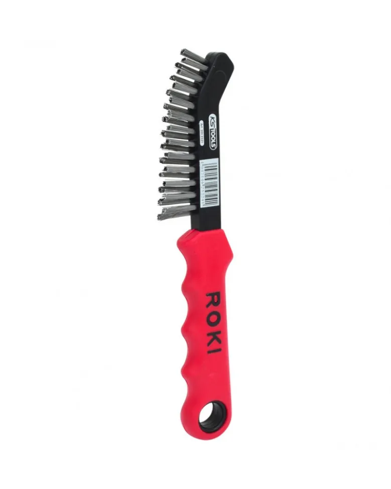 Brosse pour étrier de frein, acier, bout fin (201.2321) - KS TOOLS