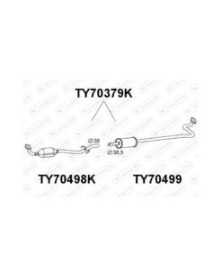 Catalyseur VENEPORTE Ref : TY70379K