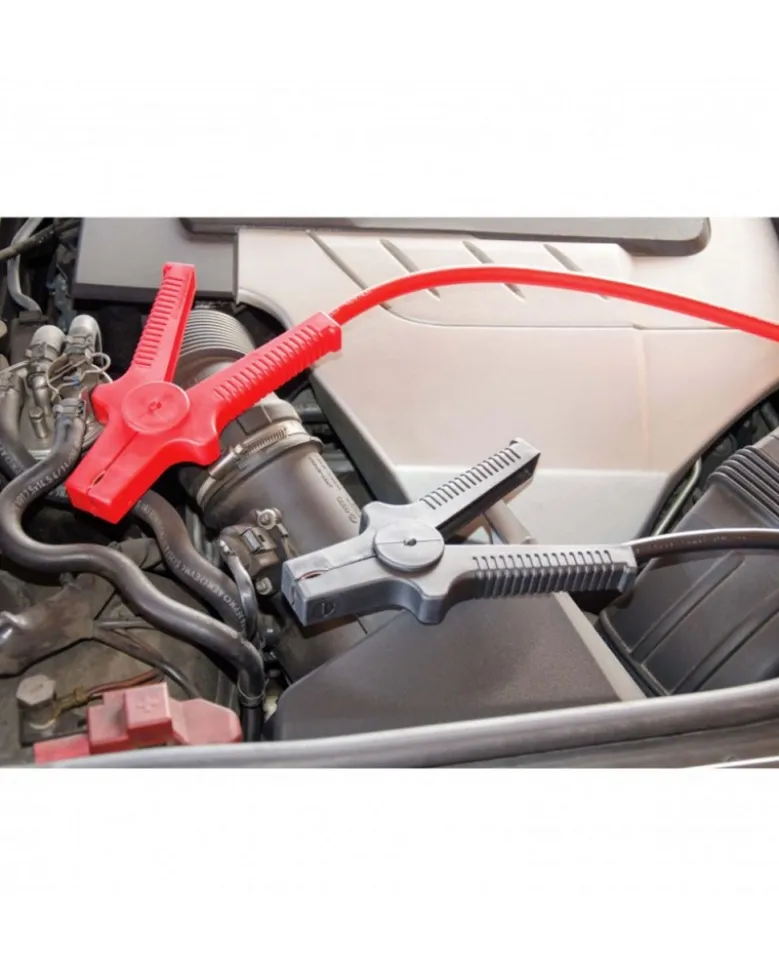Câbles de démarrage cuivre 500amp. 38mm² (4,5m) - Car +