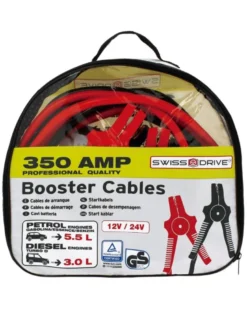 Câbles de démarrage cuivre 350amp. 29mm² 3.5m - Car +