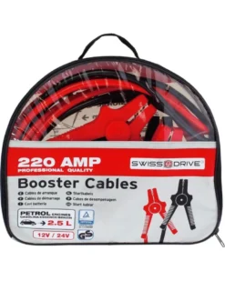 Câbles de démarrage cuivre 220amp. 18mm² 3m - Car +