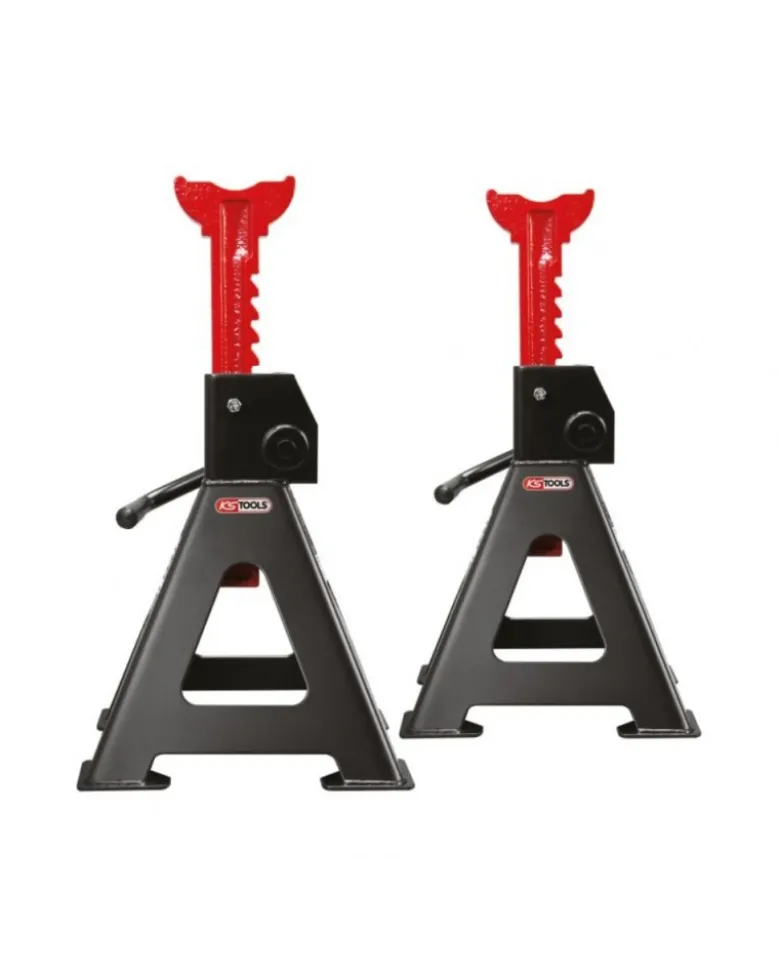 Chandelles à crémaillère, 10 tonnes, 2 pcs - Kstools