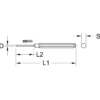 Chasse goupille, cylindrique, extra-long, Ø5mm, L.200mm - Kstools