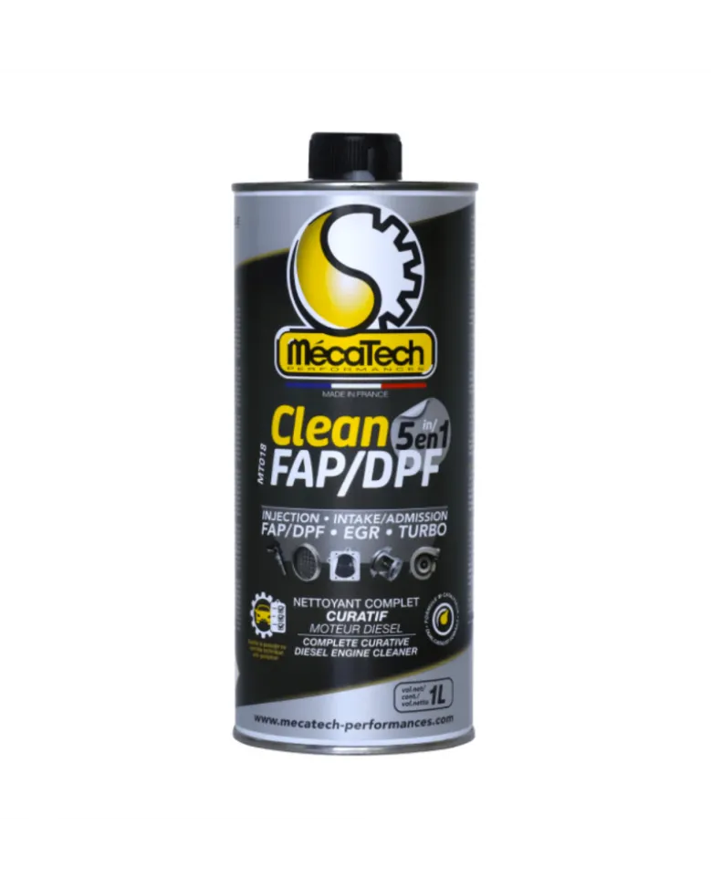 Clean FAP Nettoyant Régénérant FAP (1L) - Mecatech