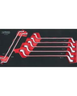 Clé polygonale, contre coudée, 75°, 7pcs - Kstools