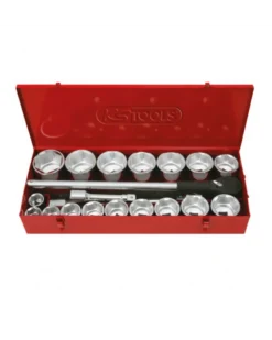 Coffret cliquet avec douilles 1" (911.0822) - KS TOOLS