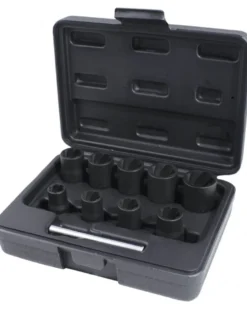 Coffret de douilles à chocs spéciales 3/8, (10 à 19 mm), (10 pcs) - KSTOOLS
