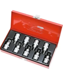 Coffret de douilles, ULTIMATE TORX ½”, T20 à T60 - Kstools