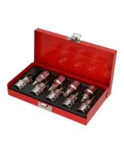 Coffret de douilles, ULTIMATE TORX percé ½”, T20 à T60 - Kstools
