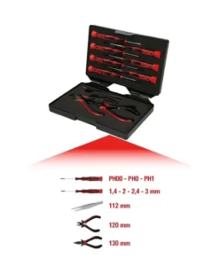 Coffret de pinces et tournevis électroniques, 10pcs - Kstools