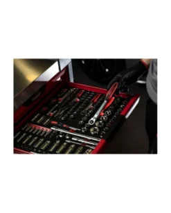 Coffret douille, accessoires, 1/4"- 3/8"- 1/2", 175 pièces (711.1011) - KS Tools
