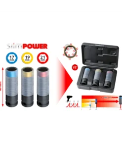 Coffret douilles à chocs 1/2", jantes aluminium - KS TOOLS