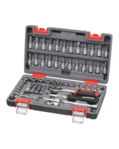 Coffret douilles, 1/4",​​​​​​ 57 pièces – SODISE