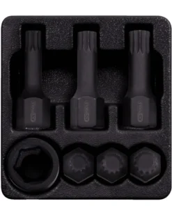 Coffret DUODRIVE douilles à chocs XZN® (7pcs) - KSTOOLS