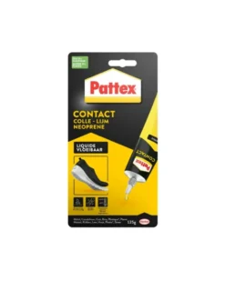 Colle contact néoprène, liquide, 125ml - PATTEX