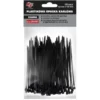 Collier de serrage plastique, noir, 3.6x200mm, 100pcs - MA professional