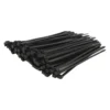 Colliers de serrage, noir, 100pcs - Sodise