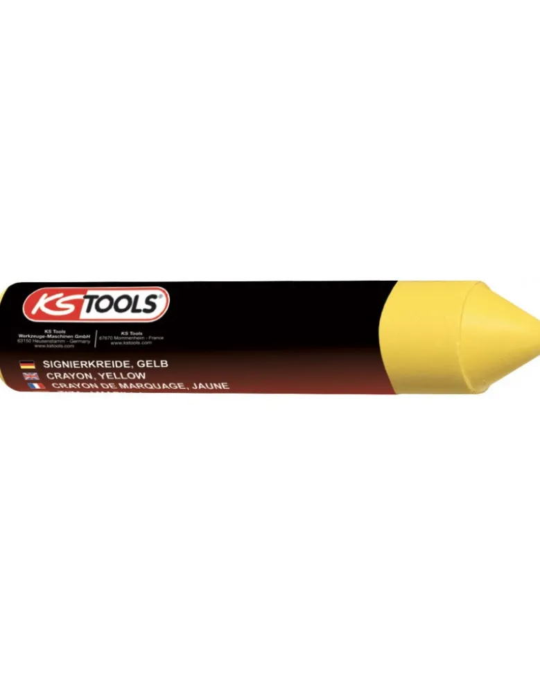Crayon jaune de marquage pour pneu, 12 pces KSTOOLS