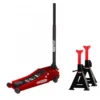 Cric hydraulique extra bas RACING 2T avec chandelles x2 2T - KSTOOLS