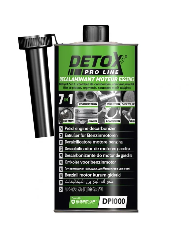 Décalaminant moteur essence, 1l detox petrol, 7 en 1 - Warm Up