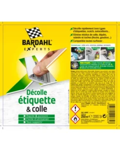Décolle étiquette, colle, 250ml - Bardahl