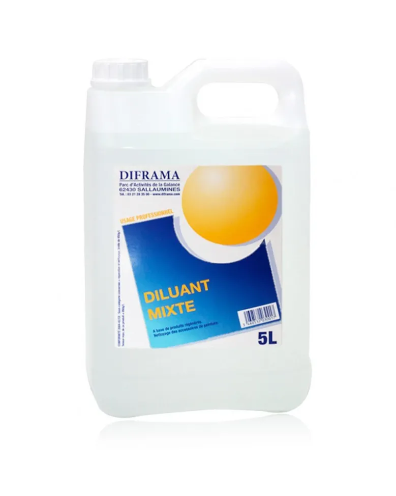 Diluant de nettoyage, mixte pour peinture, 5L - Diframa