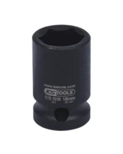 Douille à chocs, 6 pans 1/2'', 16 mm, (515.1016-E) - KS TOOLS