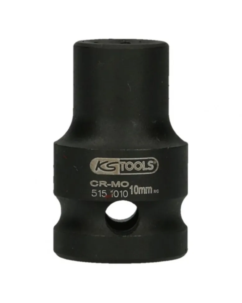 Douille à chocs, 6 pans 1/2'', 10 mm (515.1010)- KS TOOLS