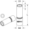 Douille longue 12 pans ULTIMATE® 1/2'', 14 mm (922.1273) - KS TOOLS