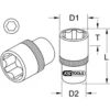 Douille 6 pans ULTIMATE, 1/2'', 20 mm (922.1220) - KS TOOLS