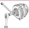 Douille pour poulie débrayable d'alternateur Torx, T50 KSTOOLS