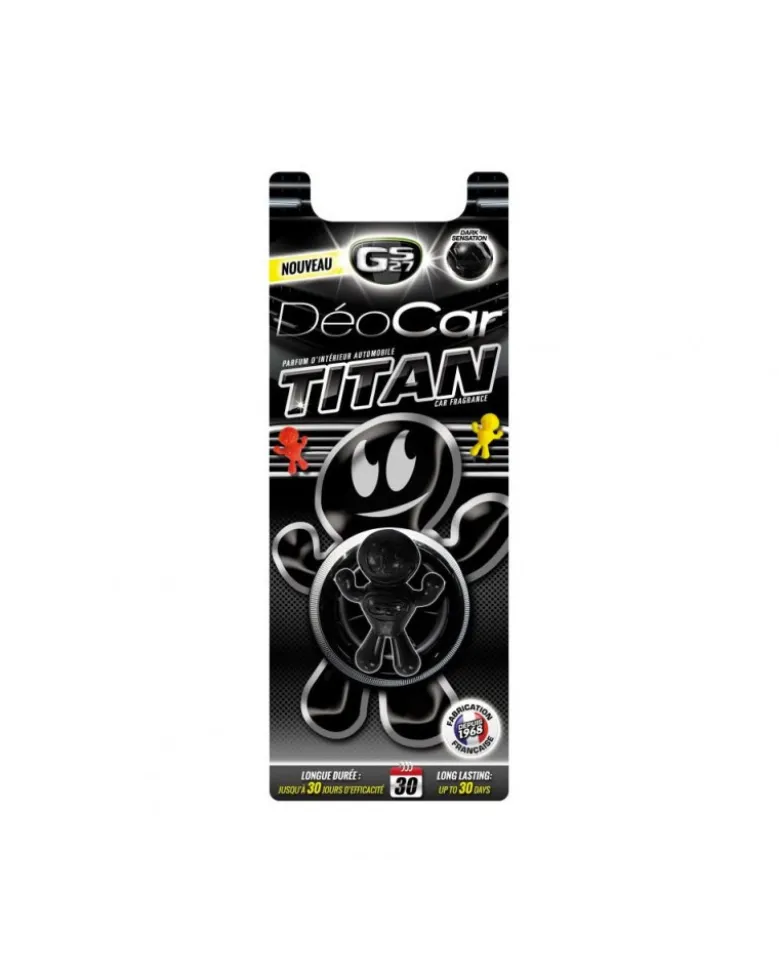Désodorisant voiture déocar titan, dark sensation - GS27