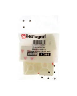 Embase adhésive, 27x27mm, 10pcs - Restagraf