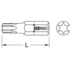 Embouts de vissage, T15, ¼”, L.25mm, 5pcs - Kstools