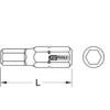 Embout tournevis à frapper 6 pans, 5/16”, 7 mm (911.5127) - KS TOOLS