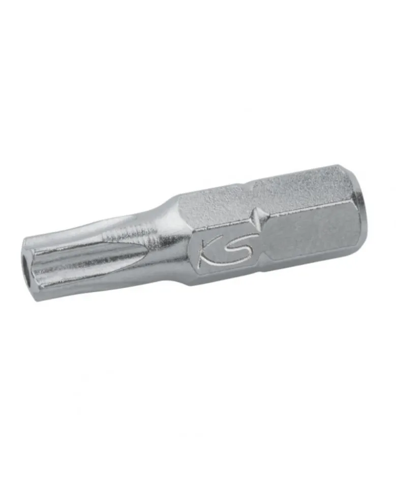 Embout tournevis TORX®, 5 pans percé , TS20, L.30 mm - KS TOOLS